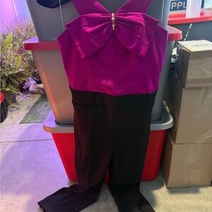 Elegant Black and Purple Jumpsuit p23